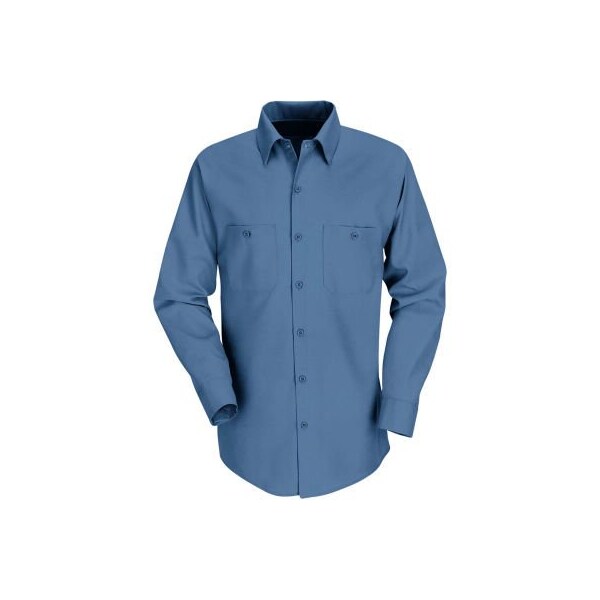 Red Kap Men's Industrial Work Shirt Long Sleeve Postman Blue Long-L SP14